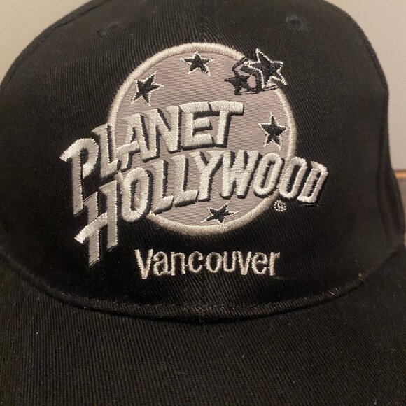VINTAGE PLANET HOLLYWOOD VANCOUVER EMBROIDERED CAP HAT - Picture 2 of 10